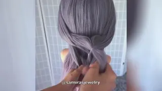 یه بافت خیلی راحت و قشنگ🤩💇🏻‍♀️