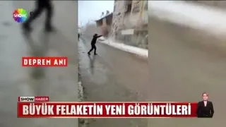 زلزله ترکیه تصاویر جدید از لحظه وقوع زلزله توسط دوربین ثبت شده
