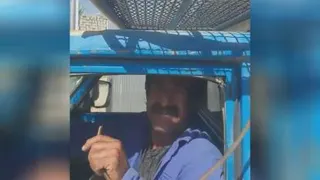 ترفند راننده نیسان برای بوق😂