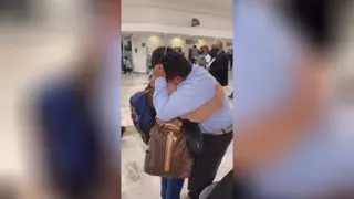 دیدار پدر و دختری بعد از ده سال