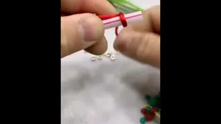 ساخت یک دستبد زیبا با نی