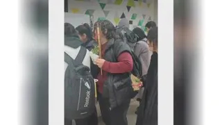 امر به معروف در مترو حقانی تهران