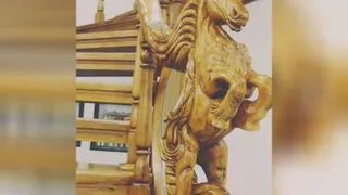 پله چوبی دوبلکس