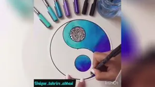 کلیپ نقاشی با روان نویس