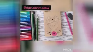 کلیپ نقاشی با مدادرنگی