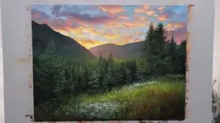 نقاشی جنگل