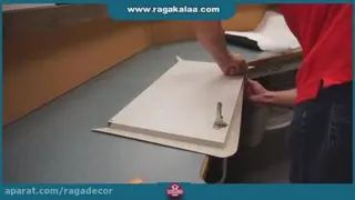 آموزش نصب برچسب کابینت