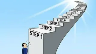 تلاش مستمر=رسیدن