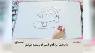 نقاشی پنگوئن