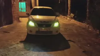 نمونه نصبی هدلایت سه رنگ فلشر دار mzm دارای 12ماه گارانتی و ضمانت ضد اب