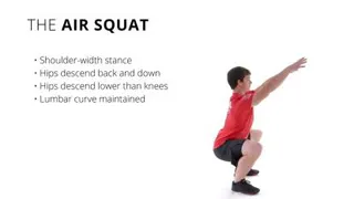 آموزش اسکوات با وزن بدن The Air Squat