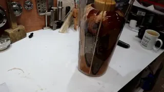 گلدان چوبی