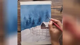 آموزش نقاشی آبرنگی