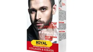 کیت رنگ مو قهوه ای خاکستری تیره مردانه رویال کد 301