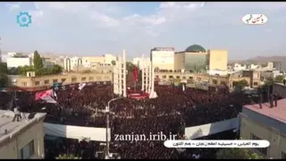 دسته عزاداری حسینیه اعظم زنجان محرم 1401