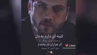 کینه دارم به دل