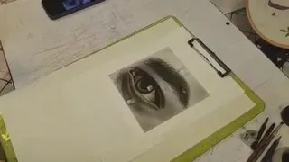 گالری نقاشی مهتاب قم آموزش نقاشی سیاه قلم