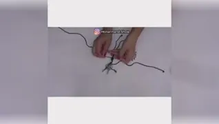 آموزش درست کردن دستبند مرواریدی