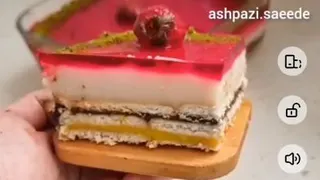 دسر سه رنگ متفاوت و خوشمزه👌