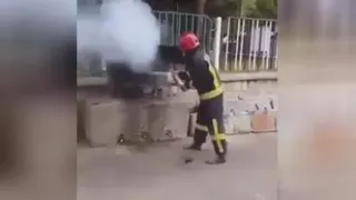 خاموش کردن آتش بدون کپسول