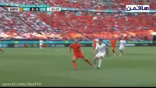 خلاصه بازی هلند _ چک