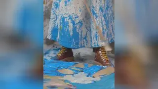 عجب نقاشی میکنه
