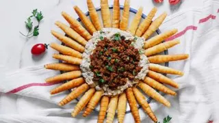 کوزالاک مانتى غذاى خوشمزه ترکى