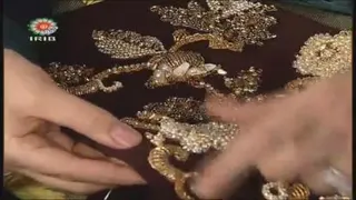 جواهر دوزی روی لباس