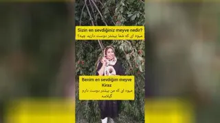 میوه های مورد علاقه در زبان ترکی استانبولی