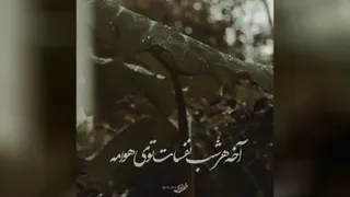 شاید یه شب بارون........