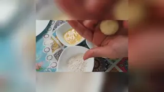 توپک های سیب زمینی خوشمزه