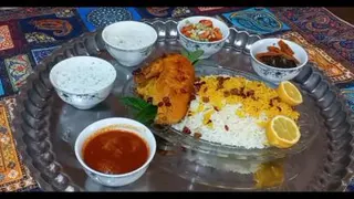 زرشک پلوبامرغ