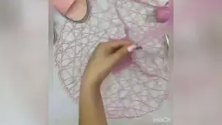 آموزش صندل مکرومه(تزیین دمپایی)