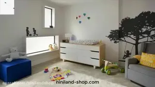 ایده جذاب برای چیدمان اتاق نوزاد