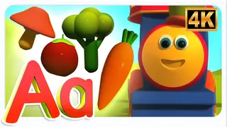 Choo Choo Vegetable Train! | Preschool Learning Song | Cartoon for Kids