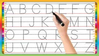 ABC for Kids | Alphabet writing for kids | A to Z | Write the alphabet along the dotted line #abcd
