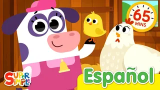 La Vaca Lola Y Más ¡Animales! ¡Monstruos! ¡Contar! ¡Colores! | Super Simple Español