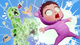Sneezing Creeper Pet and MORE | Minecraft Songs For Kids | Joy Joy World