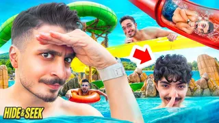 توی استخر عمومی قایم موشک بازی کردیم🤣🌊