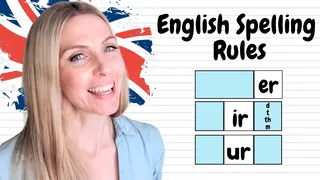 English Spelling Patterns Explained: ER, IR, UR Rules & Common Exceptions