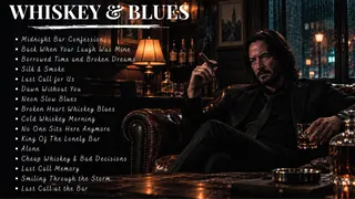 Midnight Whiskey Blues 🍂 Slow Blues Music for Lonely Nights & Quiet Moments