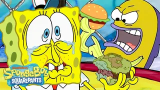 SpongeBob FAILS to Make Krabby Patties for 10 Minutes Straight! 🍔 | SpongeBob