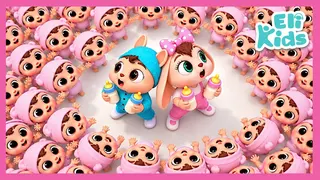 "Too Many Babies!" +More | Babies Come Too Fast! | Eli Kids Songs & Nursery Rhymes