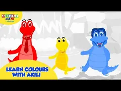 Red, Blue & Yellow! | Learn Colours with Akili and Friends #kidsvideos