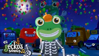 Baby Truck Halloween Song | Gecko's Garage 🚚 | Cartoons For Kids | Toddler Fun Learning