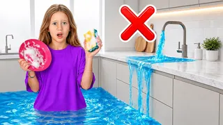 Save Water Challenge with Nastya and Friends