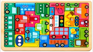 Learn 20 Vehicle Names Through Fun Clues for Kids | Can You Guess the Vehicle? 🚚 Pickup Truck Puzzle