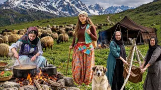 IRAN Village Life A Cooking Journey Through Traditional Nomadic Life