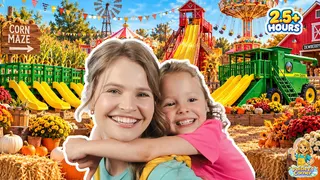 Silly Miss Lily Fall Adventures! Farms, Animals, Cooking, Aquarium & More | Learning Videos for Kids