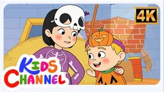 Spooky Peak a boo | Witches, Monsters And Ghosts | Halloween Songs For Kids